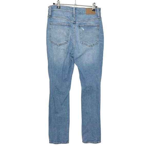 Madewell The Perfect Vintage Jean Denman Wash Size 26 Distressed Cropped - Picture 3 of 12